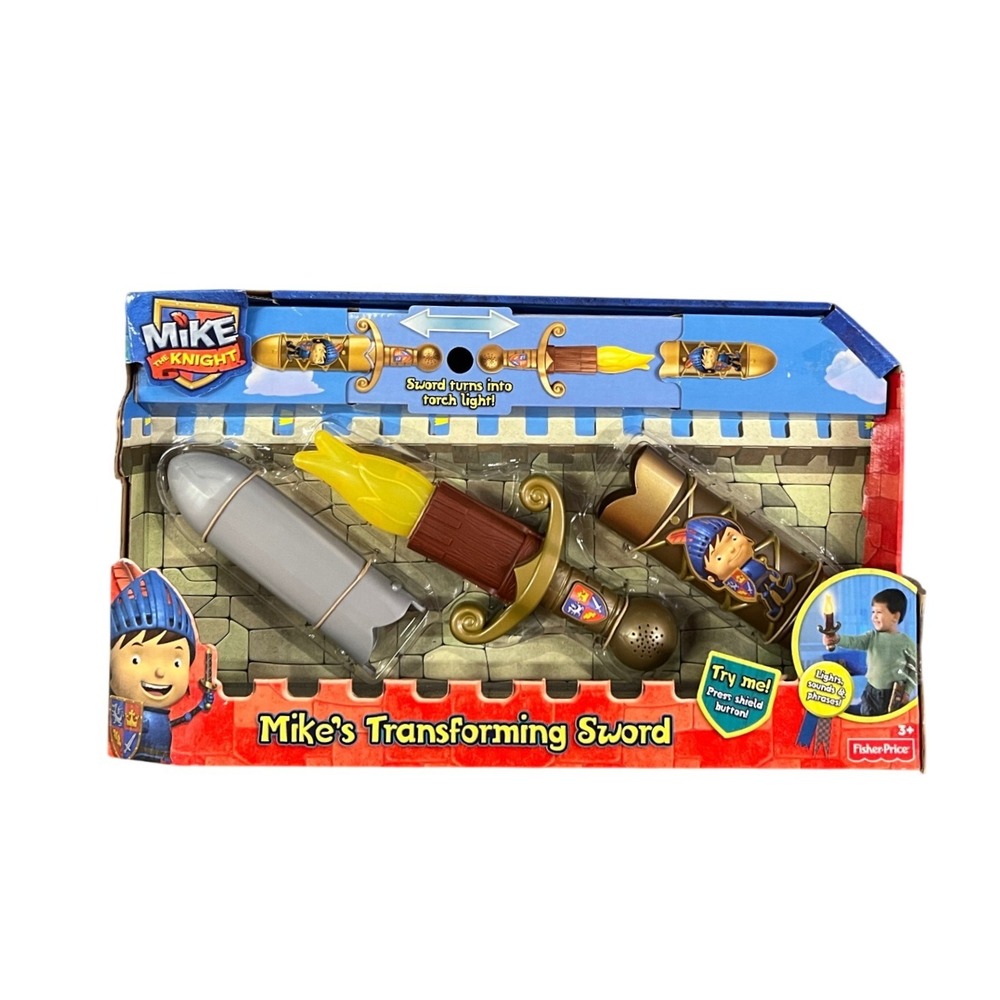Mike the Knight Mikes Transforming Sword Fisher-Price Light Sound Toy Y8380 NEW
